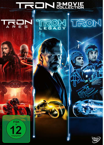 Tron 1-3 (DVD) 3er Movie-Collection
Min: 327/DD5.1/WS