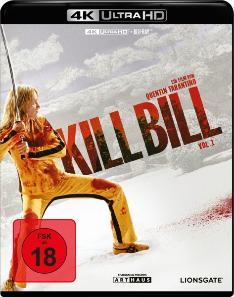Kill Bill: Volume 1 (UHD+BR) 4K 
Min: 111/DD5.1/WS