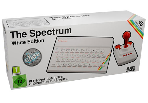 Spectrum Retro Konsole White Edition