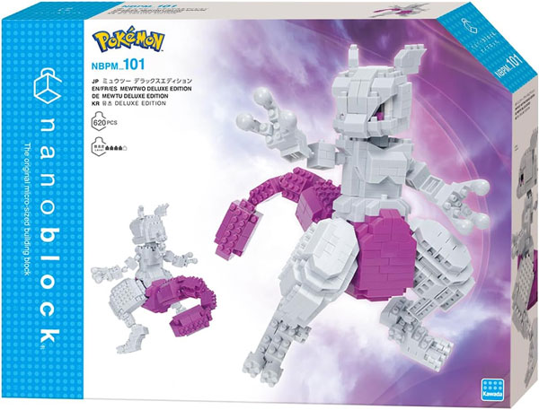 Nanoblock  Pokemon - Mewtwo Deluxe  860 Teile