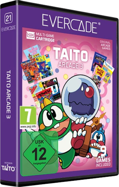 Evercade Taito Arcade 3 Cartridge