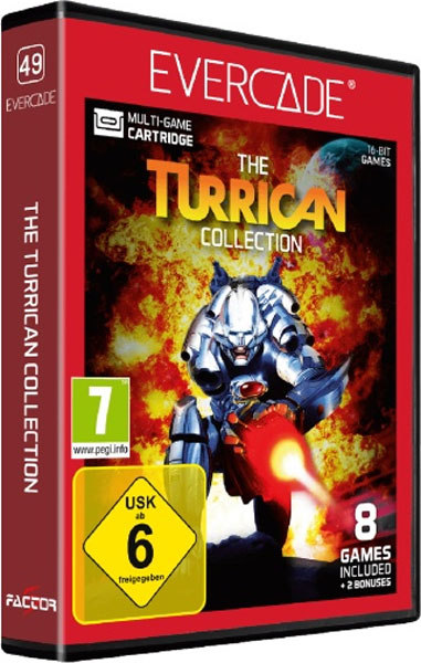 Evercade Turrican Collection 1 Cartridge