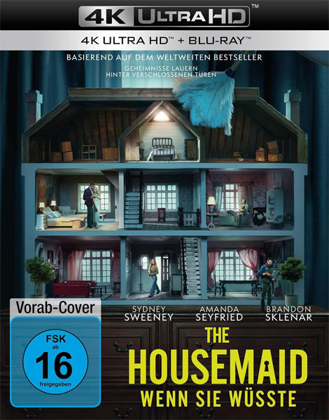 Housemaid, The - Wenn sie wüsste (UHD+BR) 4K 
Min: 133/DD5.1/WS