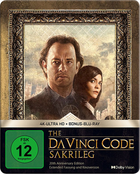 Da Vinci Code - Sakrileg (UHD+BR) LE -SB- 4K 
Limited Steelbook