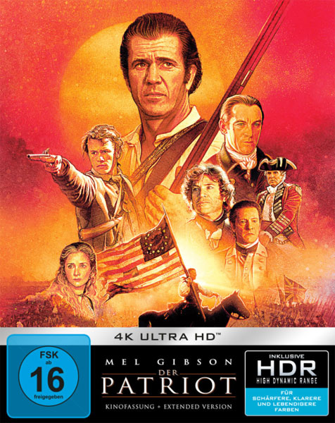 Patriot, Der - Ex.Ed + Kinof. (UHD) LE -SB- 4K 
Limited Steelbook, Extended Version & Kinofassung