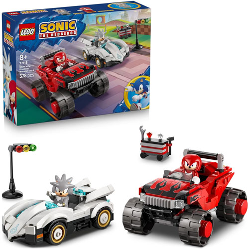 Lego (77118) Sonic Silvers Auto 
 vs. Knuckles' Monstertruck
