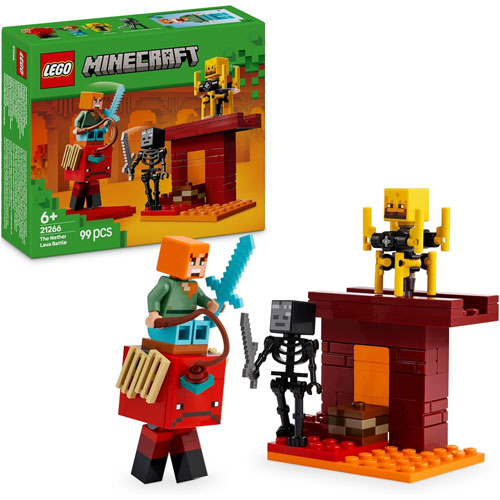 Lego (21266) Minecraft Das Lava-Duell im Nether