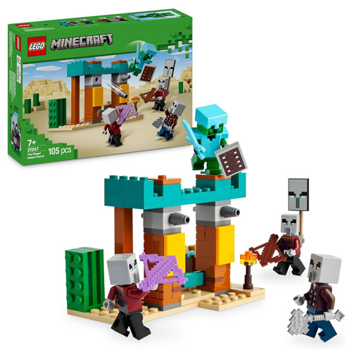 Lego (21267) Minecraft Die Illager-
 Wüstenpatrouille