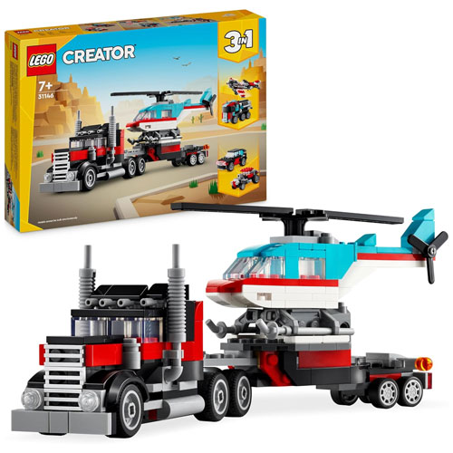 Lego (31146) Creator Tieflader mit Hubschrauber