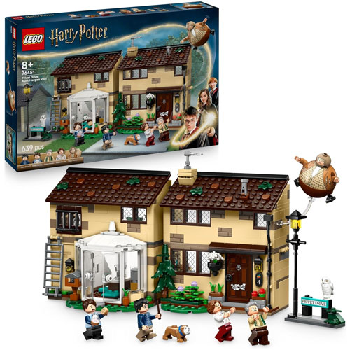 Lego (76451) Harry Potter Ligusterweg: 
 Tante Magdas Besuch