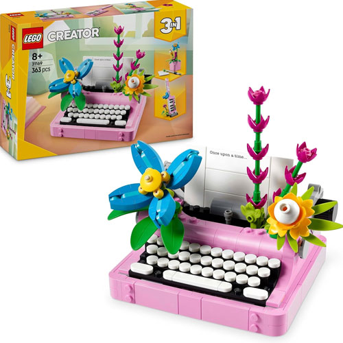 Lego (31169) Creator Schreibmaschine mit Blumen