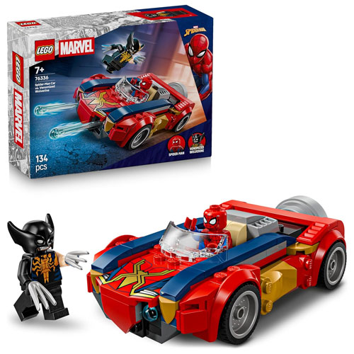 Lego (76336) Marvel Spider-Man Auto 
 vs. Venomized Wolverine