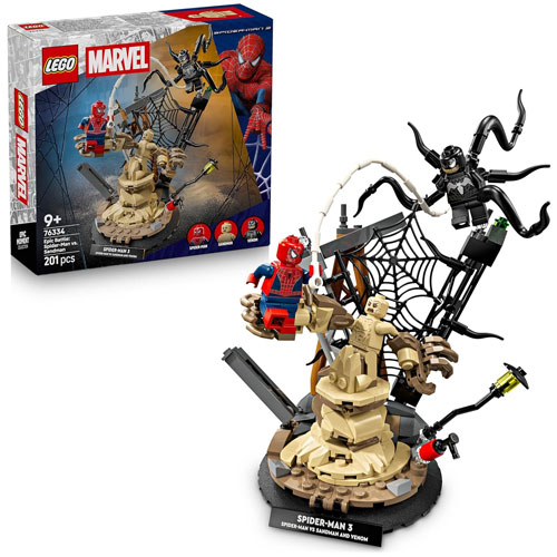 Lego (76334) Marvel Großer Showdown: 
 Spider-Man vs. Sandman