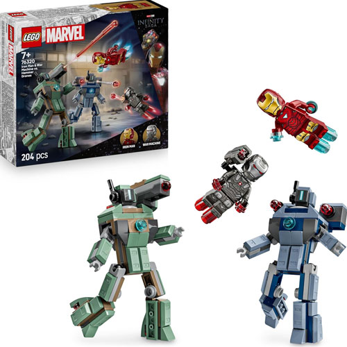 Lego (76320) Marvel Iron Man & War Machine 
 vs. Hammer-Drohnen