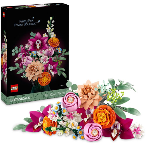 Lego (10342) Botanicals Schöner Rosafarbener 
 Blumenstrauß