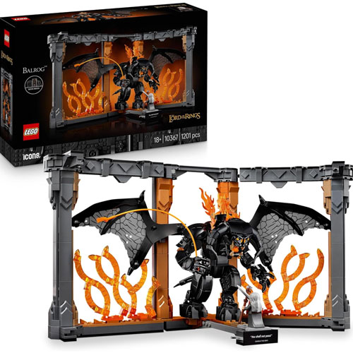 Lego (10367) Icons Der Herr der Ringe: Balrog 
 Bücherstütze