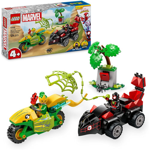 Lego (11198) Marvel Spidey Actionspaß mit Spin 
 und Electro in ihren Dino-Flitzern