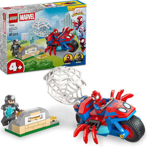 Lego (11206) Marvel Spidey auf Motorrad vs. Rhino