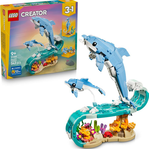 Lego (31385) Creator Meerestiere: 
 Wunderschöne Delfine