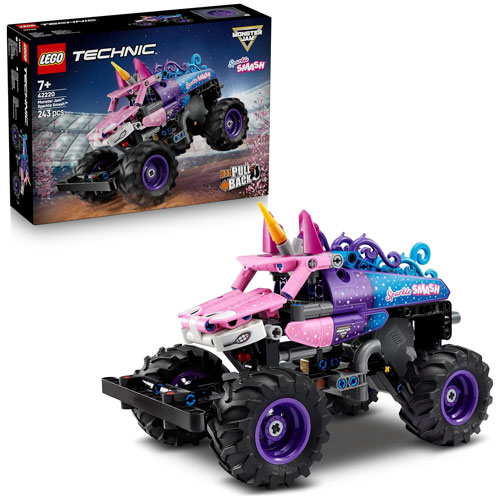 Lego (42220) Technic Monster Jam Sparkle Smash 
 mit Rückziehmotor