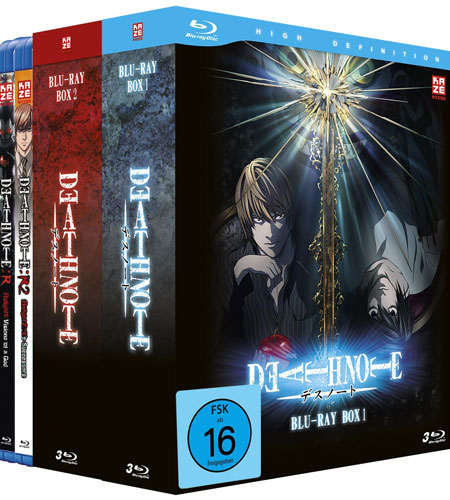 Death Note - Gesamtausgabe (BR) 8-Disc 
Vol.1-2 + Relight