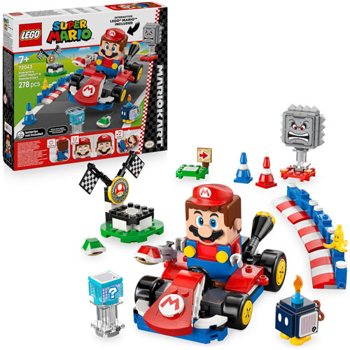 Lego (72043) Super Mario Mario Kart: 
 Interaktiver Mario & Standard Kart