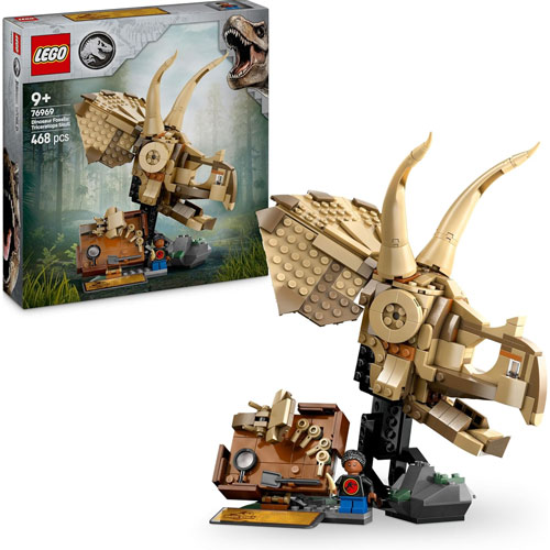 Lego (76969) Jurassic World Dinosaurier-Fossilien:
 Triceratops-Schädel