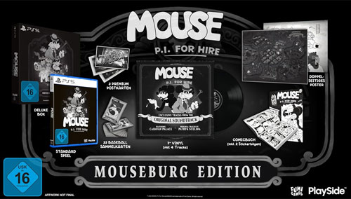 Mouse P.I. for Hire - Mouseburg Edition  PS-5