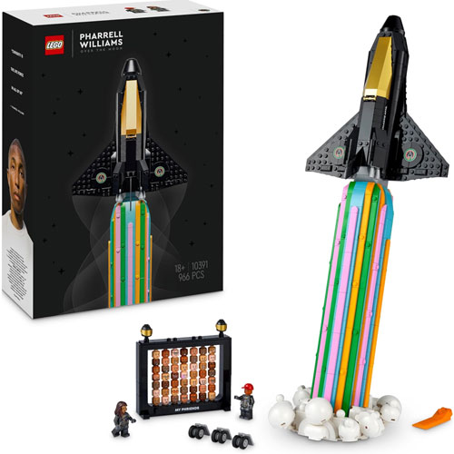 Lego (10391) Icons Über dem Mond 
 mit Pharrell Williams