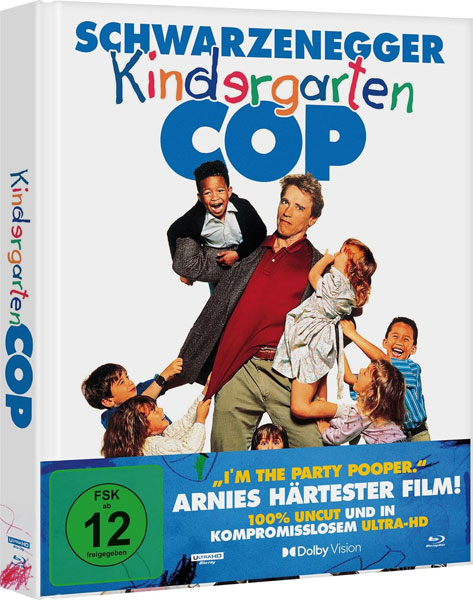 Kindergarten Cop, Der (UHD+BR) LE -MB- 4K 
Limited Mediabook, 4K-UHD+Blu-ray