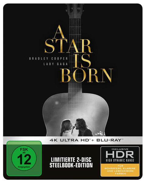 Star Is Born, A (UHD+BR) LE -SB- 4K 
Limited Steelbook, 2Disc