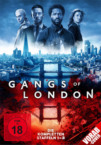 Gangs of London - Staffel 1-3 (DVD) 9Disc 
Min: 1341/DD5.1/WS