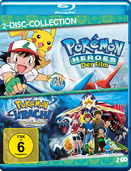 Pokemon - 2Disc Col.: Heroes / Wishmaster (BR) 
Pokemon 05 / 06 Doppelbox, 2Disc