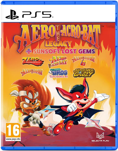 Aero the Acro-Bat Legacy  PS-5  UK 
 + Sunsoft Lost Gems