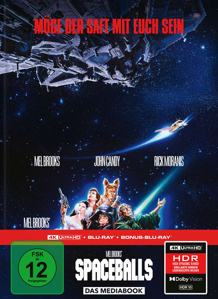 Spaceballs (UHD+BR) LE -MB- 4K 
Limitiertes 3-Disc-Mediabook