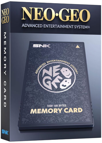 NEO GEO AES+ Memory Card Black