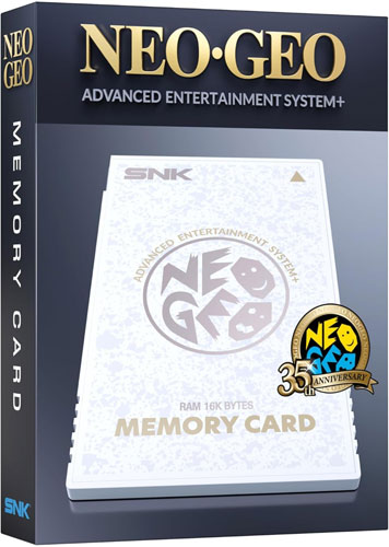 NEO GEO AES+ Memory Card White