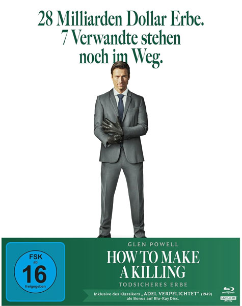 How to Make a Killing: Todsicheres Erbe (UHD+BR)LE
 Limited Mediabook, 4K-UHD+2 Blu-rays