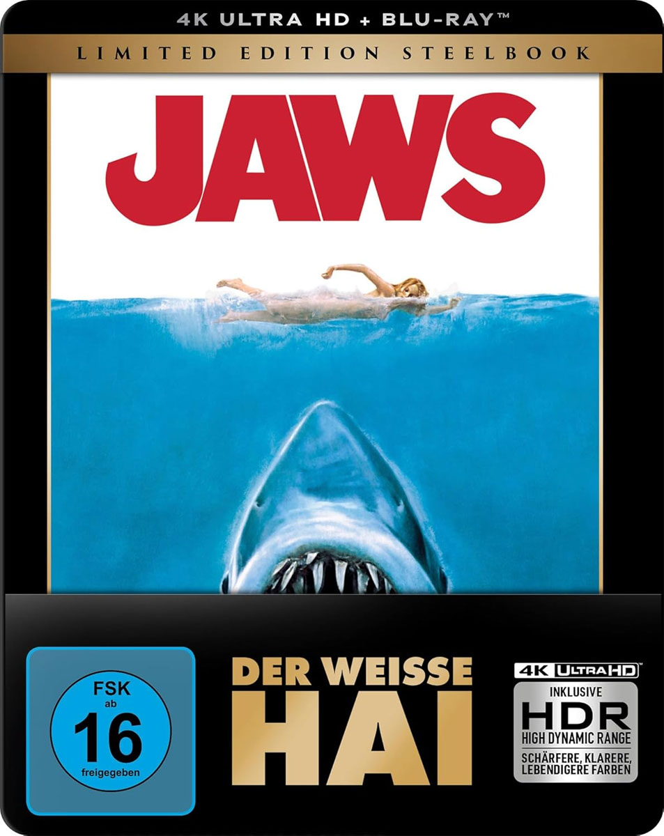 Weiße Hai, Der (UHD+BR) LE -SB- 4K 
Limited Steelbook