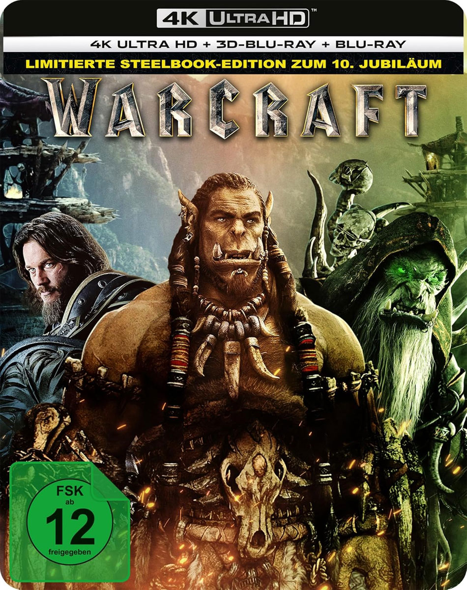 Warcraft: The Beginning (UHD+BR) LE -SB- 4K 
Limited Steelbook