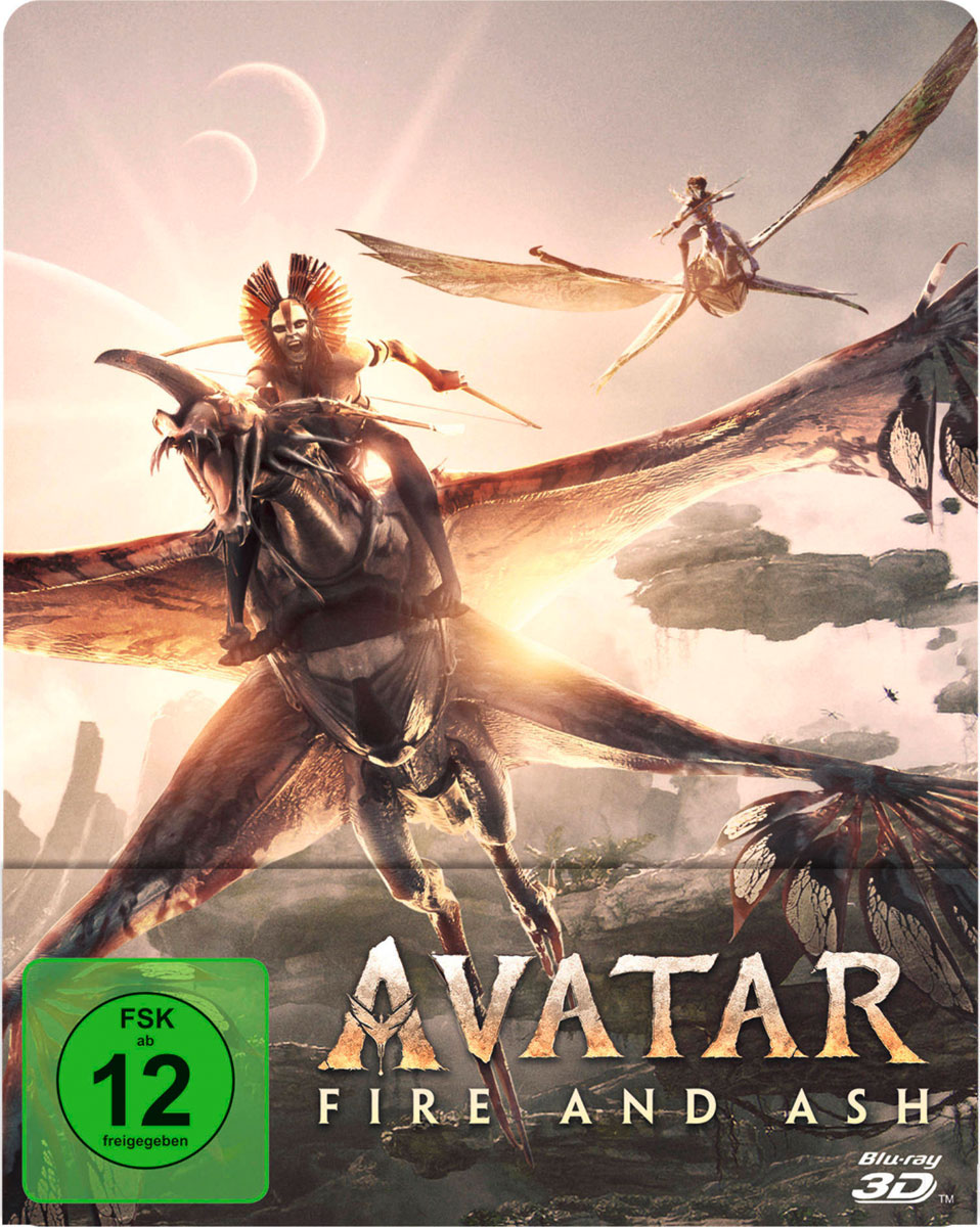 Avatar - Fire and Ash (BR) 3D/2D LE -SB- 4Disc 
Limited Steelbook