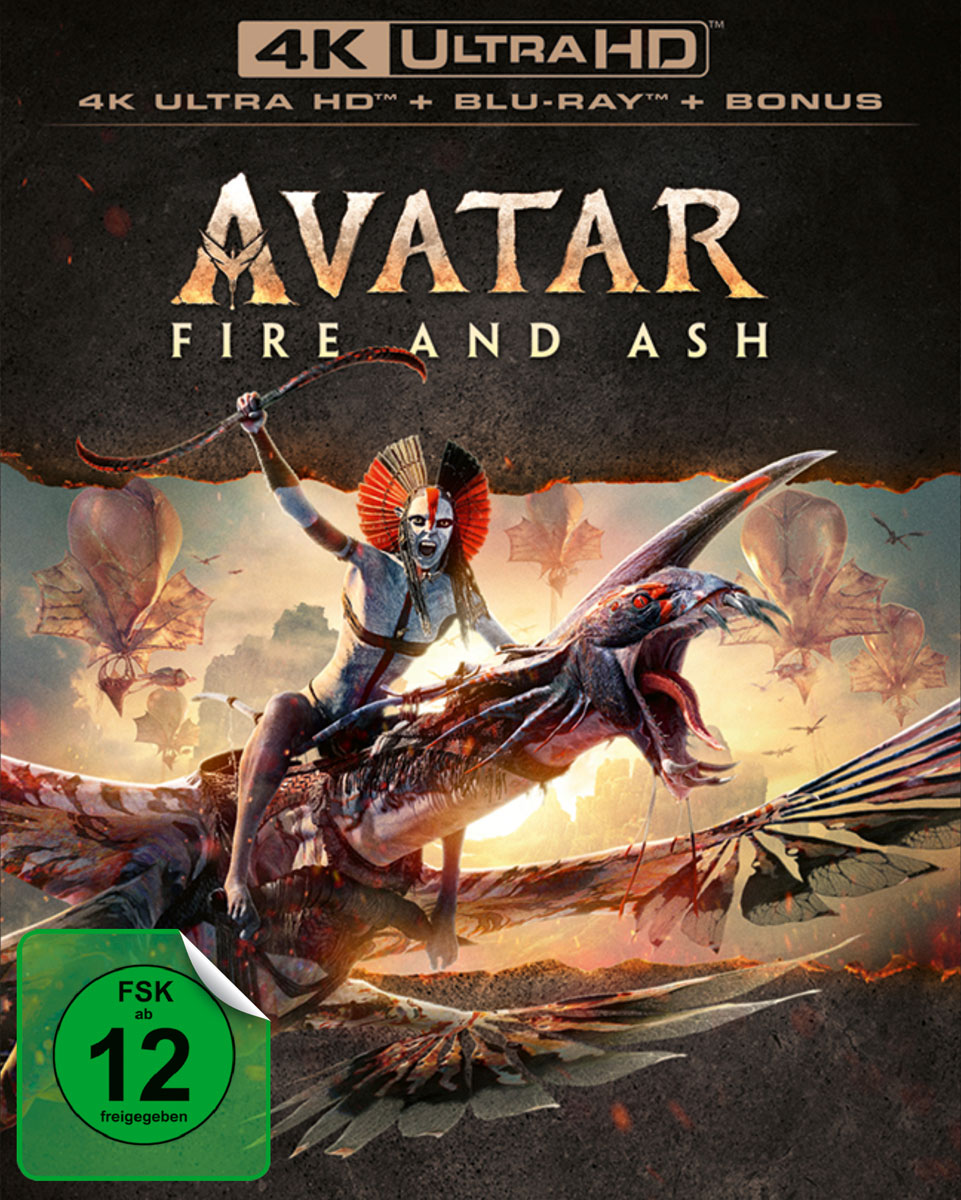 Avatar - Fire and Ash (UHD+BR) 3Disc 
Min: 197/DD5.1/WS