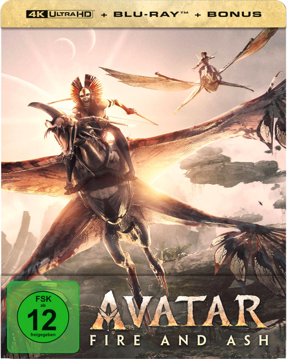 Avatar - Fire and Ash (UHD+BR) LE -SB- 3Disc 
Limited Steelbook