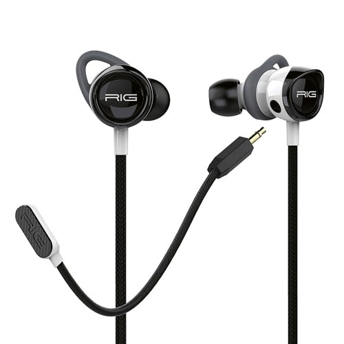 PS4 Kopfhörer in-ear RIG 200HS White  Nacon 
 (PS5 [Offizielle Playstation Lizenz])