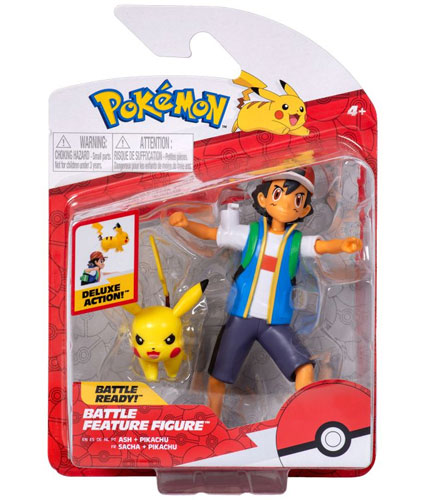 Merc Pokémon Figur Battle Feature Ash&Pikachu