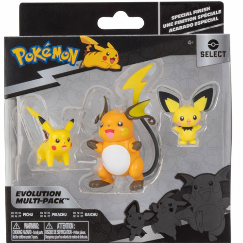 Merc Pokémon Figur Select Pichu Pikachu Raichu