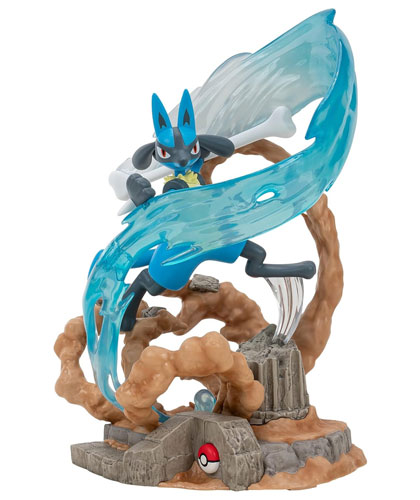 Merc Pokemon Figur Deluxe Statue Lucario  33cm