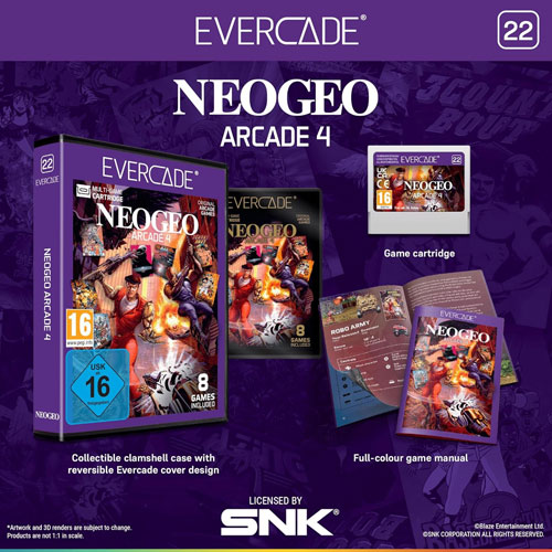 Evercade NEOGEO Arcade 4