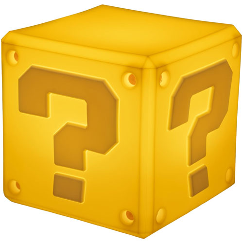 Merc Super Mario Fragezeichen Block SquishyGlo