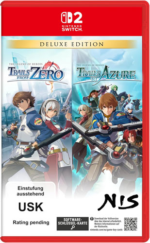 Legend of Heroes: Double Pack Deluxe E.  NSW2 
 The Legend of Heroes: Trails from Zero / The Legend of Heroes: Trails to Azure